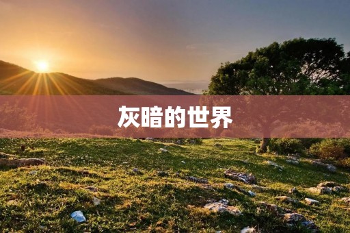 灰暗的世界
