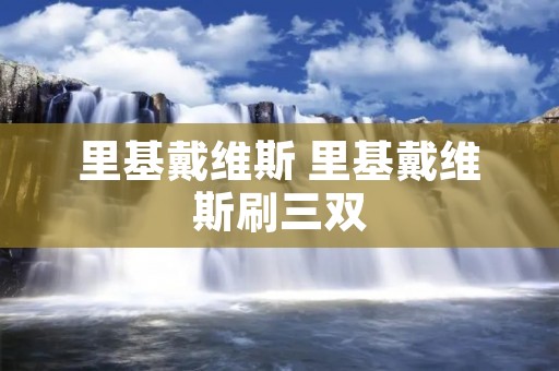 里基戴维斯 里基戴维斯刷三双 里基戴维斯 里基戴维斯刷三双