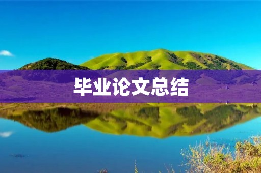 毕业论文总结:基于XXX的研究