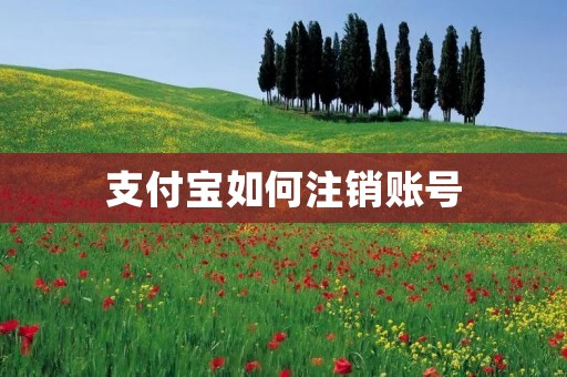 支付宝如何注销账号 支付宝如何注销账号