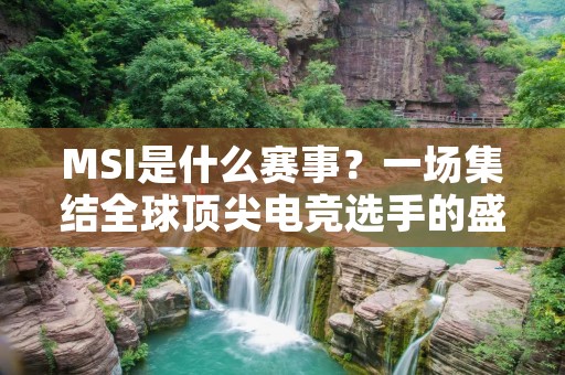 MSI是什么赛事？一场集结全球顶尖电竞选手的盛大赛事！