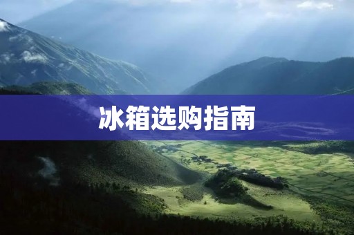 冰箱选购指南:哪些品牌更值得购买? 冰箱选购指南:哪些品牌更值得购买?