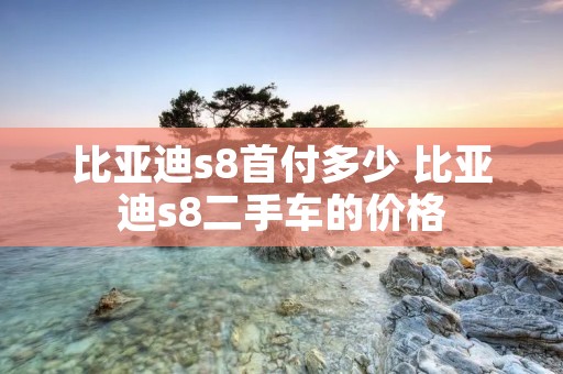 比亚迪s8首付多少 比亚迪s8二手车的价格 比亚迪s8首付多少 比亚迪s8二手车的价格