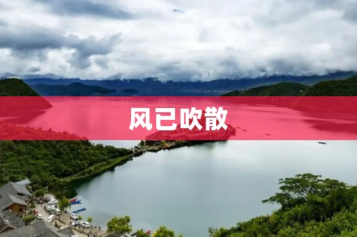 风已吹散：一个人的寂寞与坚强