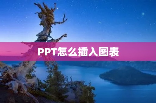 PPT怎么插入图表 PPT怎么插入图表