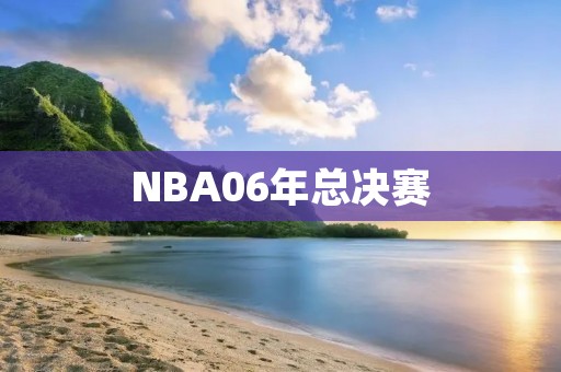 NBA06年总决赛：马刺击败热火夺冠