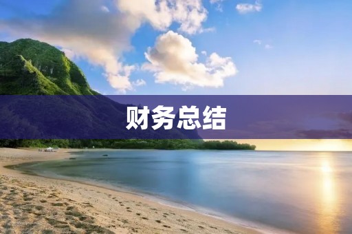 财务总结:企业财务管理的关键