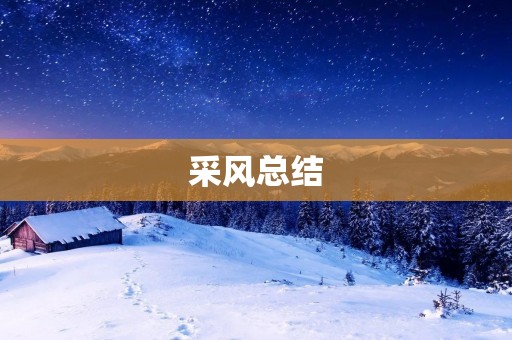 采风总结:探寻城市中的自然之美