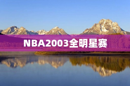 NBA2003全明星赛：巅峰对决