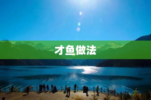 才鱼做法：美味易学的家常菜
