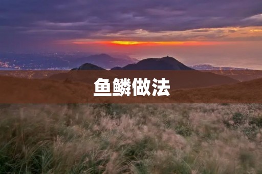 鱼鳞做法：手把手教你制作美味鱼鳞