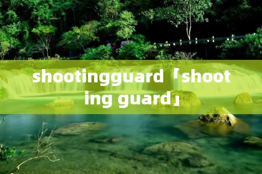 shootingguard「shooting guard」