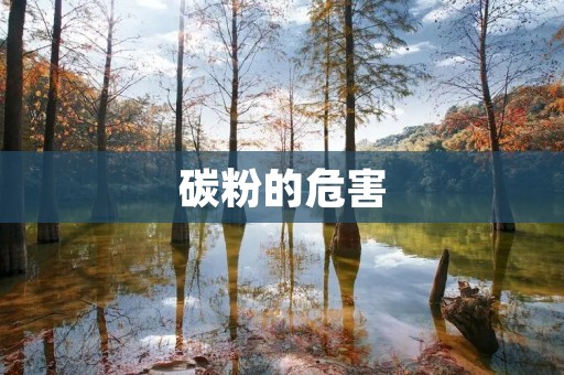 碳粉的危害 碳粉的危害