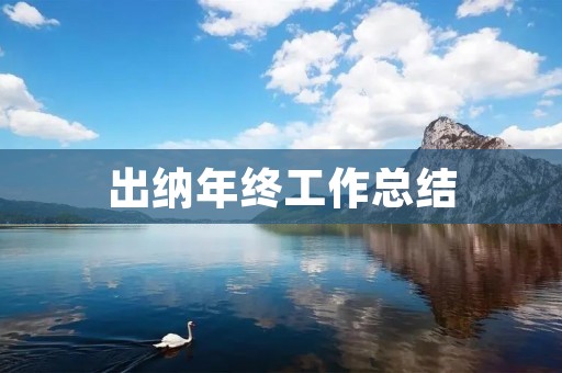 出纳年终工作总结
