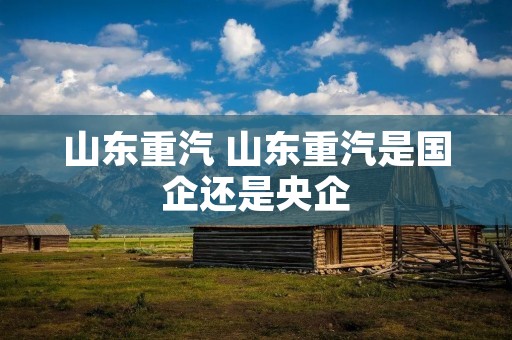 山东重汽 山东重汽是国企还是央企 山东重汽 山东重汽是国企还是央企