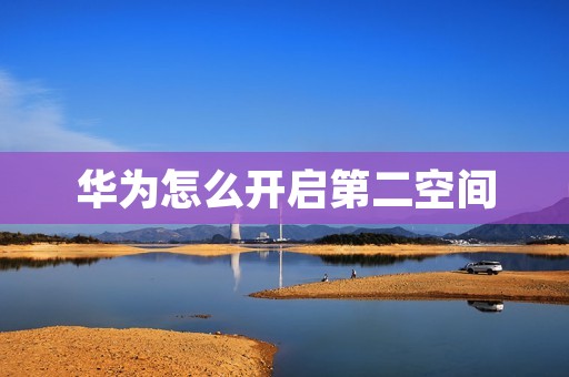 华为怎么开启第二空间 华为怎么开启第二空间