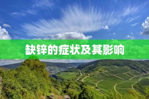 缺锌的症状及其影响
