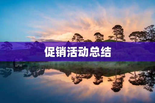 促销活动总结：掌握有效的促销策略，提升销售业绩
