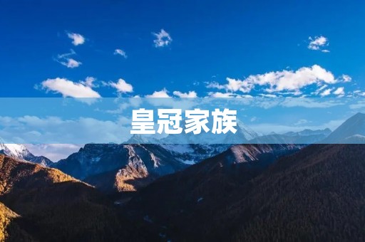 皇冠家族：传承百年的贵族文化