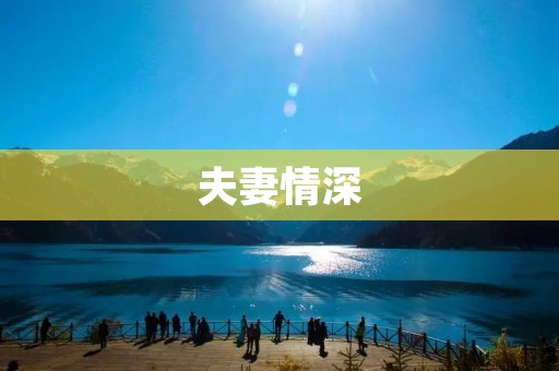 夫妻情深：两颗心紧紧相依