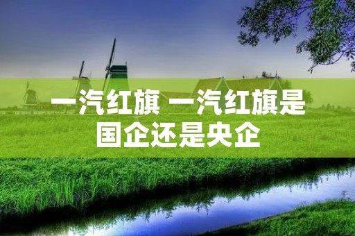 一汽红旗 一汽红旗是国企还是央企