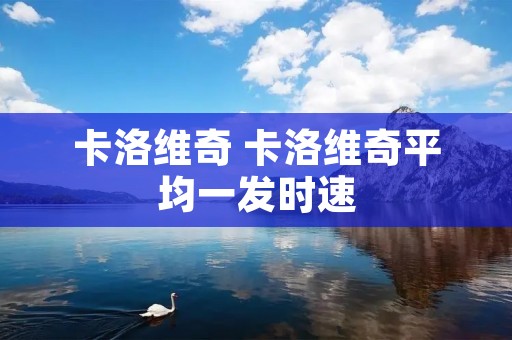 卡洛维奇 卡洛维奇平均一发时速