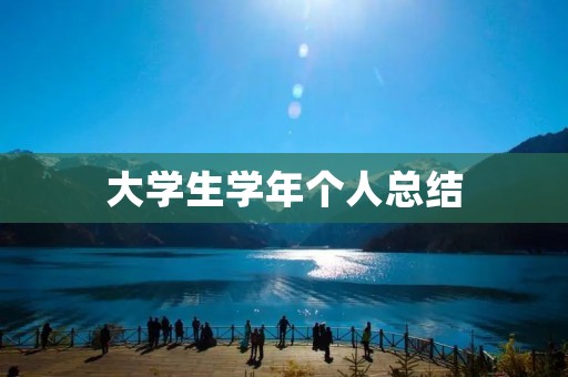 大学生学年个人总结:成长的路上,我在前行
