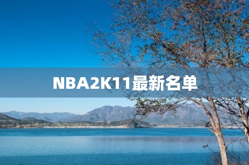 NBA2K11最新名单：球员阵容再次升级