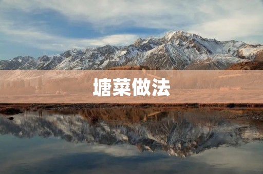 塘菜做法:让你在家也能吃到道地的湖南美食 塘菜做法:让你在家也能吃到道地的湖南美食