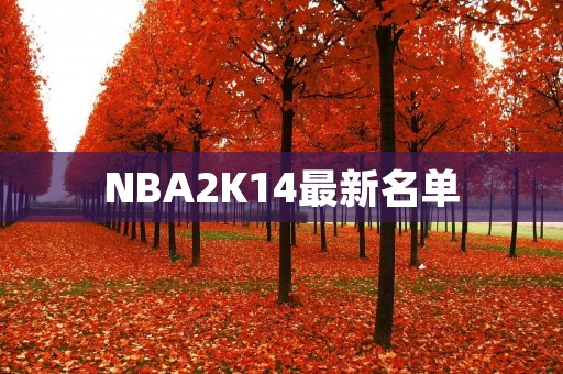 NBA2K14最新名单：球员实力大比拼