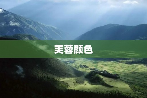 芙蓉颜色:那种让人无法忽视的美丽 芙蓉颜色:那种让人无法忽视的美丽