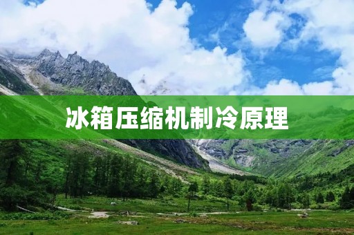 冰箱压缩机制冷原理