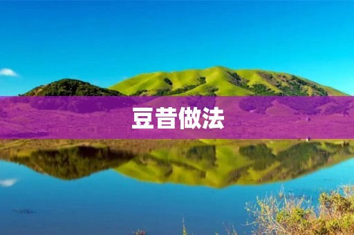 豆昔做法：打造美味又健康的饮品