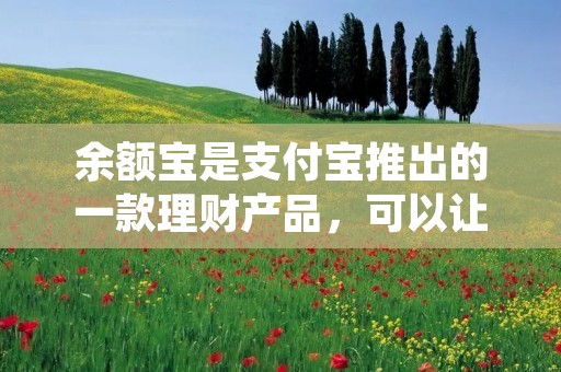 余额宝是支付宝推出的一款理财产品，可以让用户方便地将闲置资金进行理财。而有些用户想要知道如何将自己支付宝余额直接转入余额宝账户中，本文将为大家详细介绍。