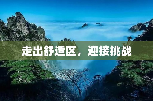 走出舒适区,迎接挑战 走出舒适区,迎接挑战