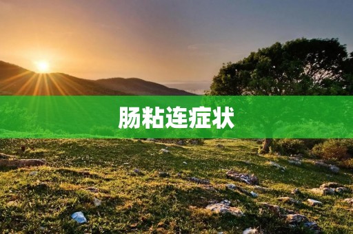 肠粘连症状:如何识别和治疗? 肠粘连症状:如何识别和治疗?
