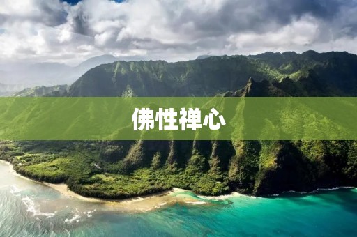 佛性禅心：寻找内心的平静与自在