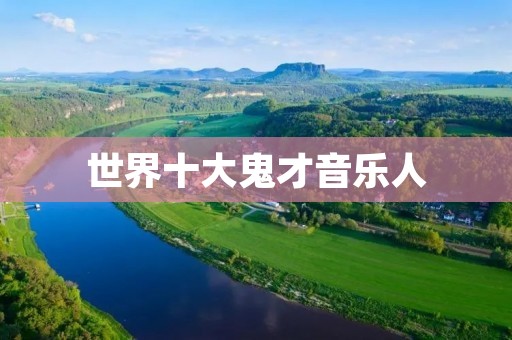 世界十大鬼才音乐人:他们的音乐天赋超凡脱俗