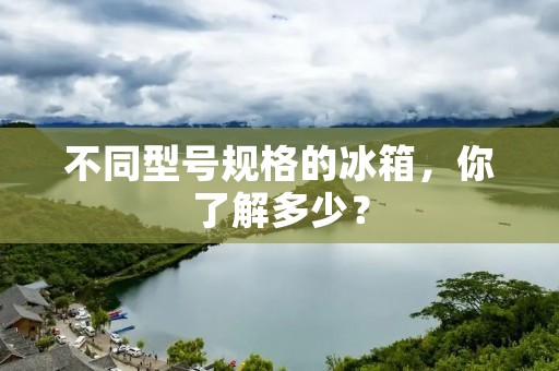 不同型号规格的冰箱,你了解多少? 不同型号规格的冰箱,你了解多少?