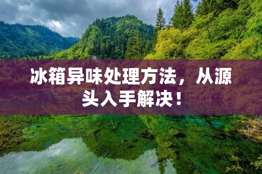 冰箱异味处理方法，从源头入手解决！