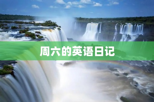 周六的英语日记