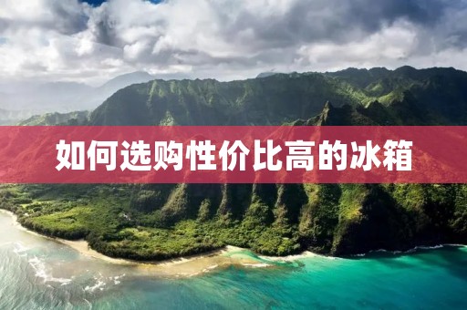 如何选购性价比高的冰箱