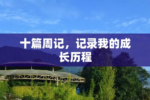 十篇周记，记录我的成长历程