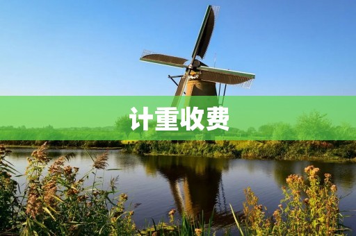 计重收费:有效控制资源浪费,促进可持续发展 计重收费:有效控制资源浪费,促进可持续发展