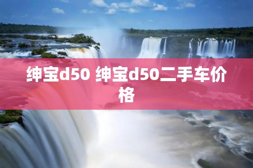 绅宝d50 绅宝d50二手车价格 绅宝d50 绅宝d50二手车价格