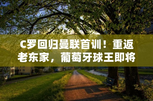 C罗回归曼联首训！重返老东家，葡萄牙球王即将在英超再度展现他的实力！