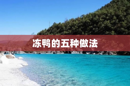 冻鸭的五种做法:口感鲜美,健康美食 冻鸭的五种做法:口感鲜美,健康美食