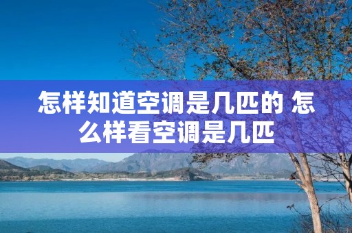 怎样知道空调是几匹的 怎么样看空调是几匹 怎样知道空调是几匹的 怎么样看空调是几匹