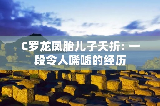 C罗龙凤胎儿子夭折: 一段令人唏嘘的经历 C罗龙凤胎儿子夭折: 一段令人唏嘘的经历