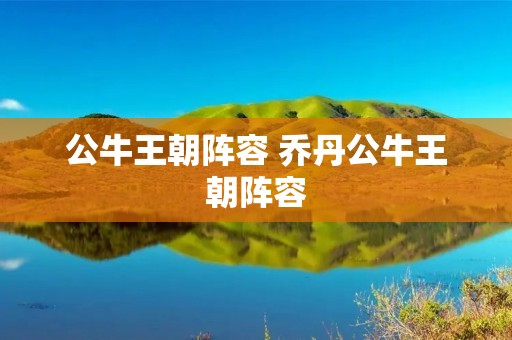 公牛王朝阵容 乔丹公牛王朝阵容 公牛王朝阵容 乔丹公牛王朝阵容